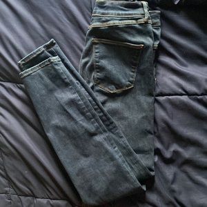 High waisted jeans